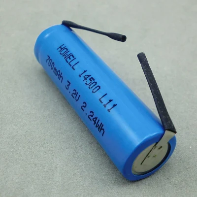 Batteria ricaricabile 14500 LiFePO4 3,2 V 700 mAh