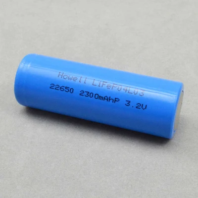 Batteria 22650 cella LiFePO4 3,2 V 2300 mAh per utensili elettrici