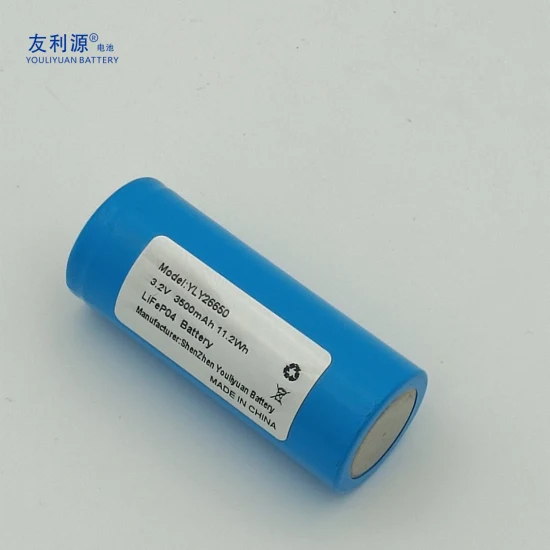 Cella di batteria al litio 3.2V 3500mAh 26650 LiFePO4 del motorino elettrico della batteria LFP del produttore della Cina con CE RoHS Un38.3 MSDS e Bis